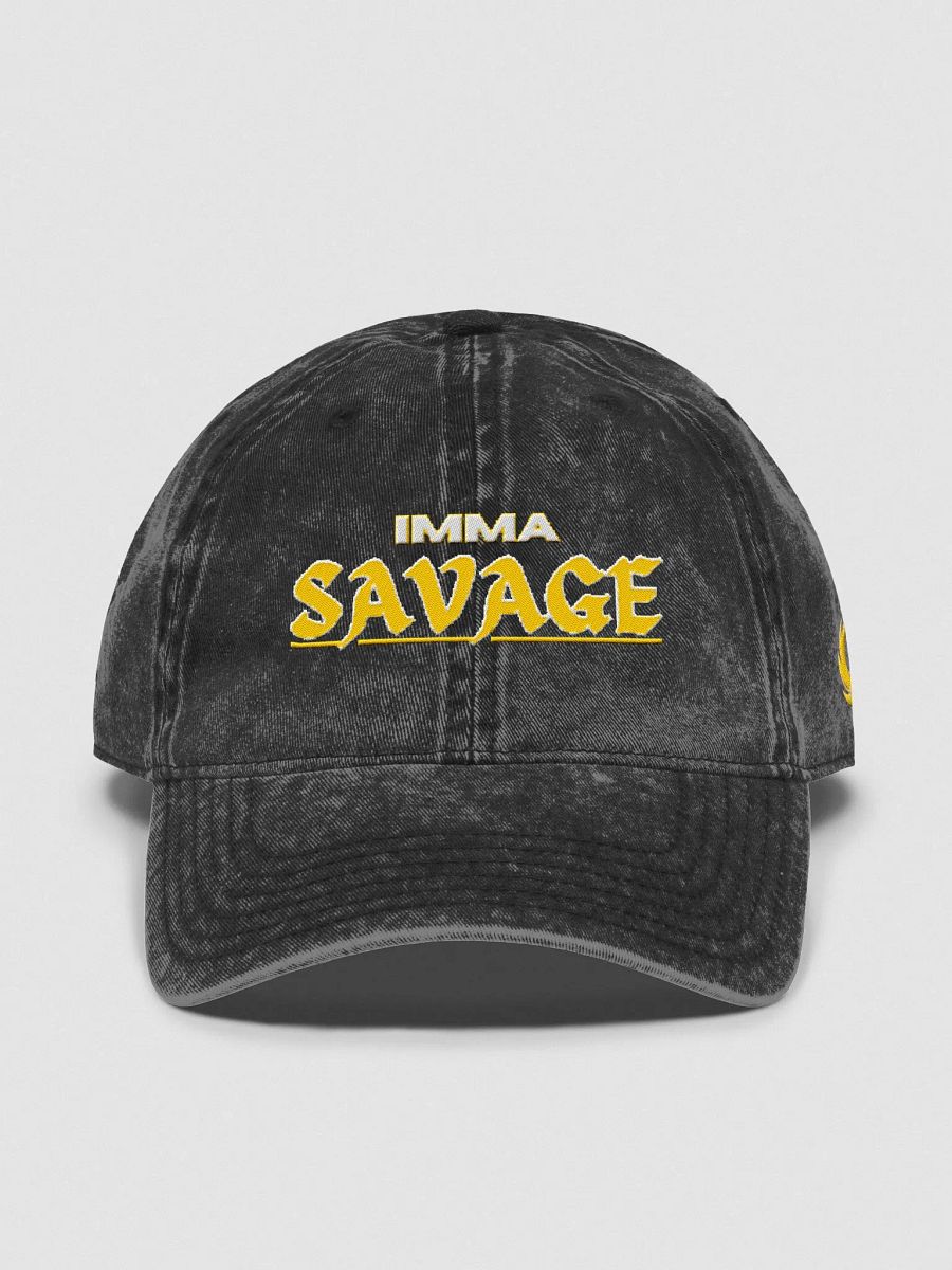 Imma Savage Demin Dad Hat product image (1)