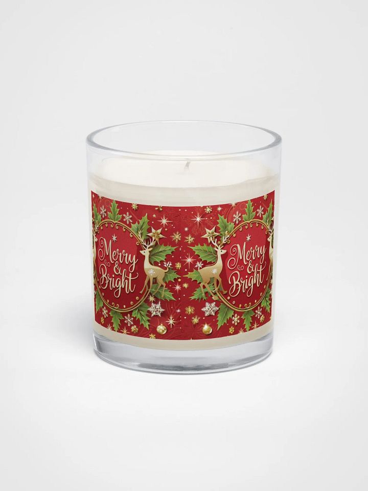 Merry & Bright Festive Soy Wax Candle product image (1)