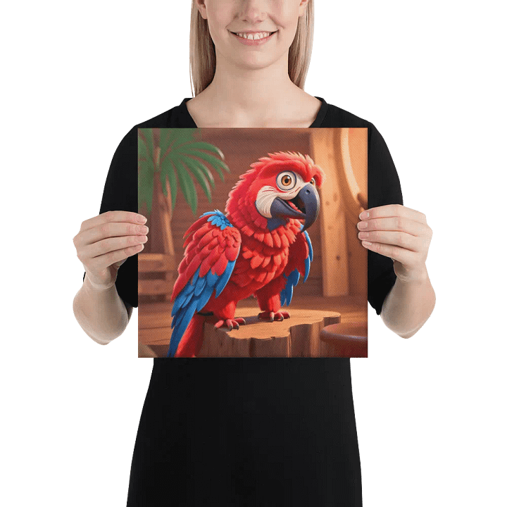 Endangered Species - Mexico - Scarlet Macaw Canvas Art product image (2)
