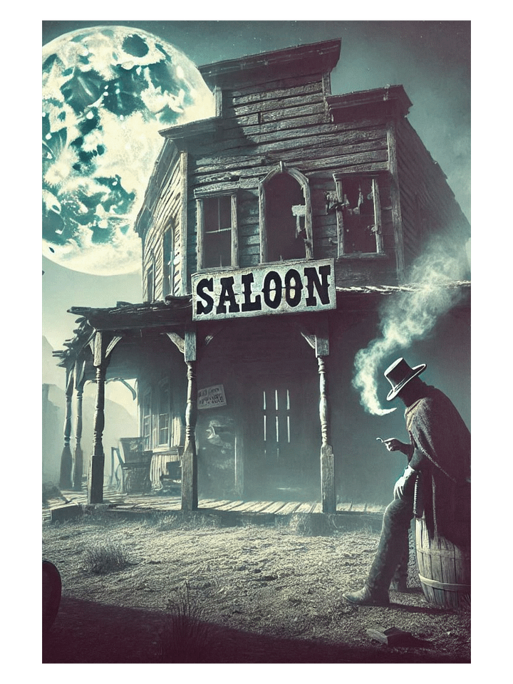 Saloon Under the Stars Enhanced Matte Paper Poster product image (1)