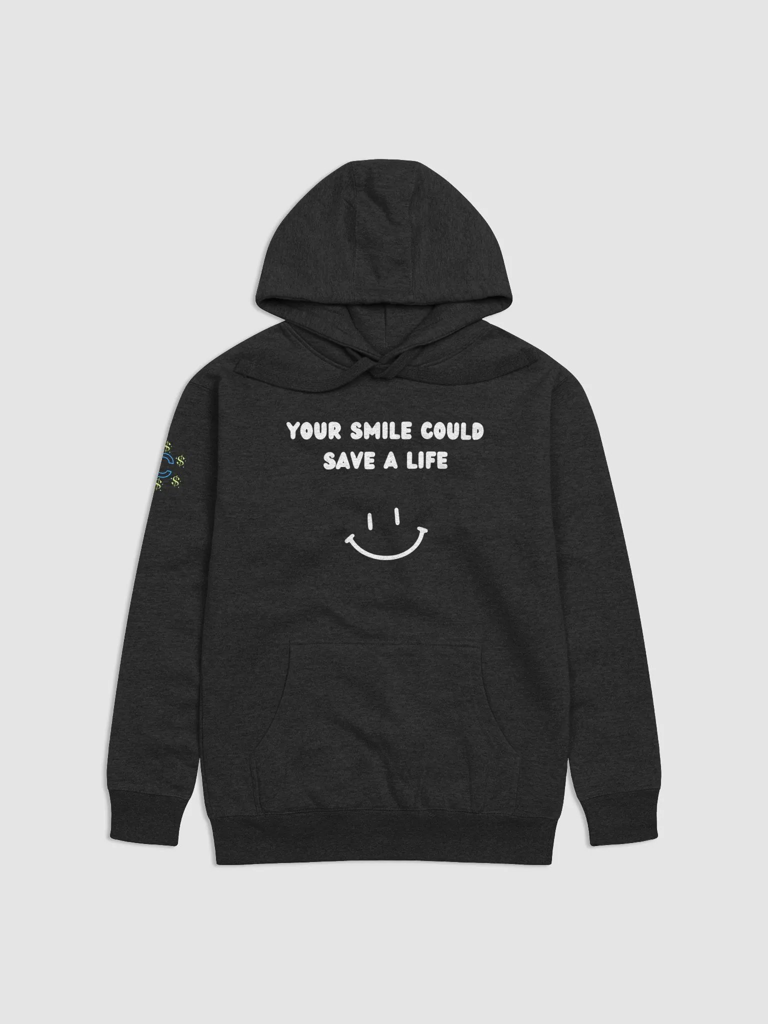 Smile Hoodie (White Font) product image (4)