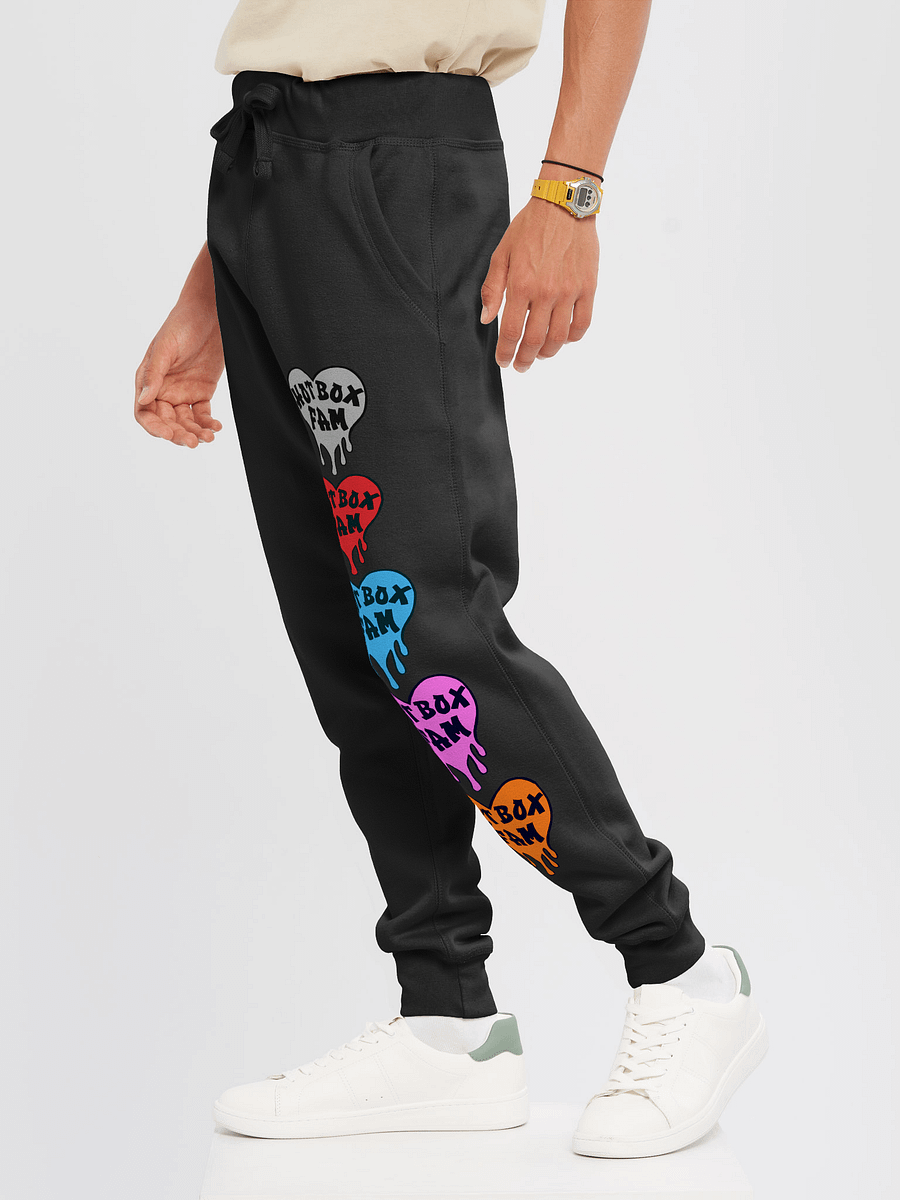 UNISEX HOT BOX FAM SOLID LOGO SWEAT PANTS product image (27)