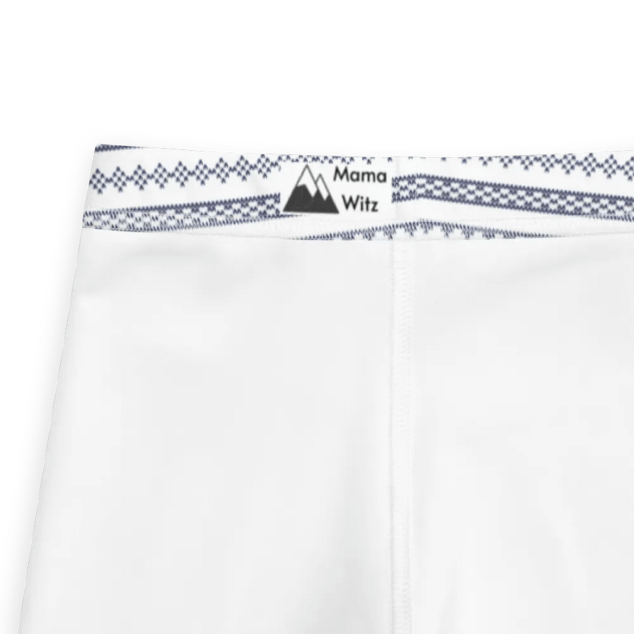 Fairisle Printed Kids Leggings, Navy product image (5)