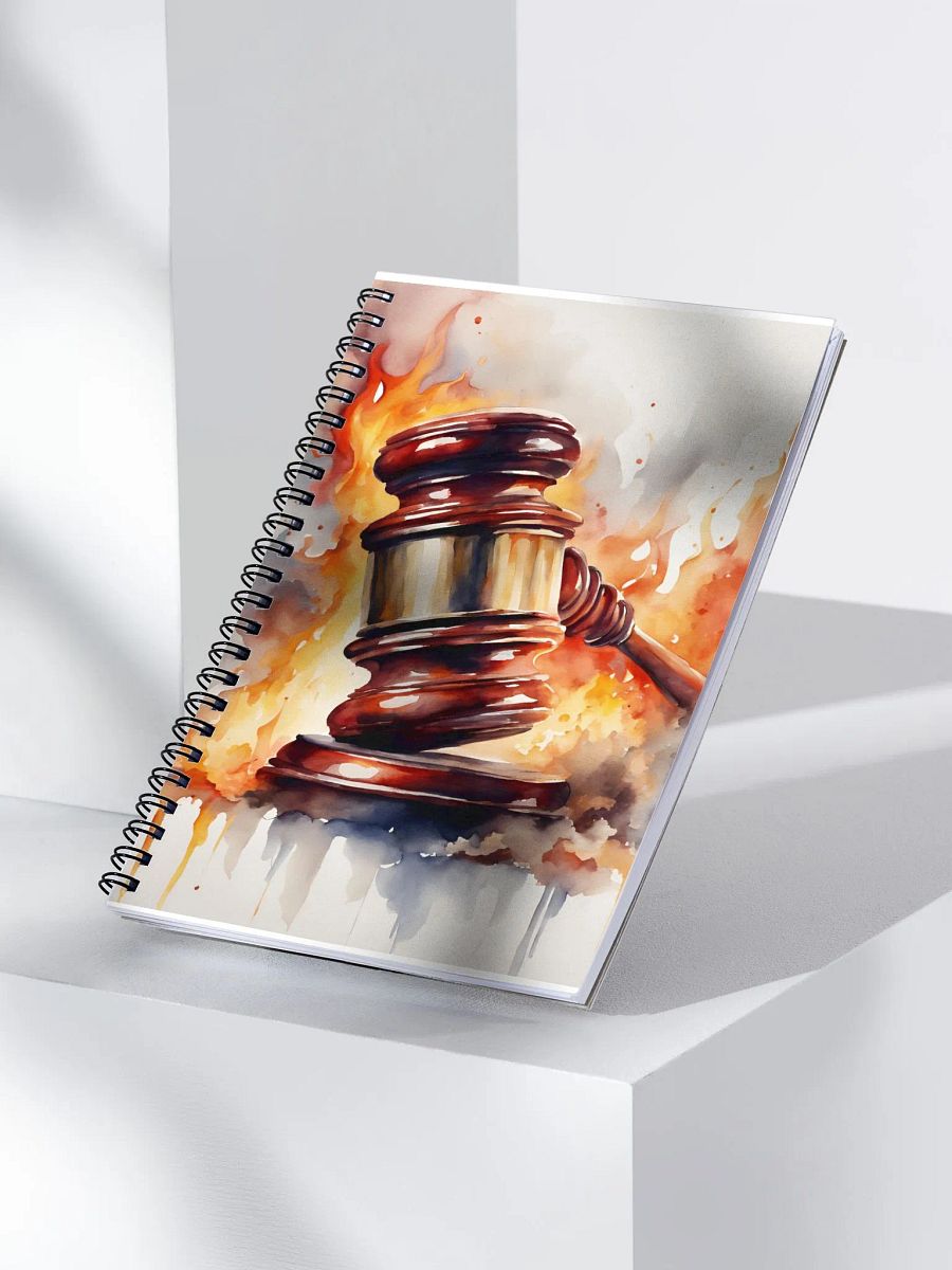 Inferno Gavel Spiral Notebook product image (3)