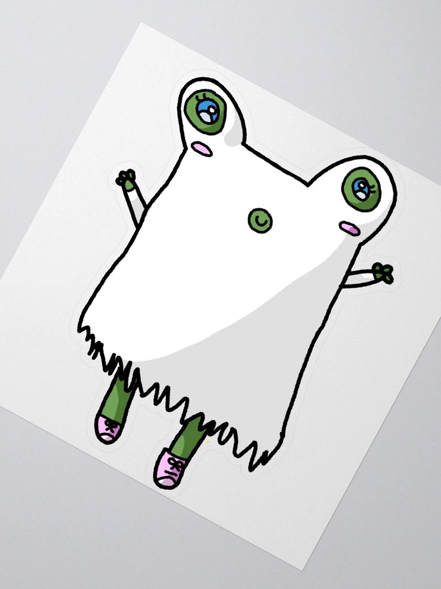 Ghost Frog Sticker by Grim Jr. product image (2)