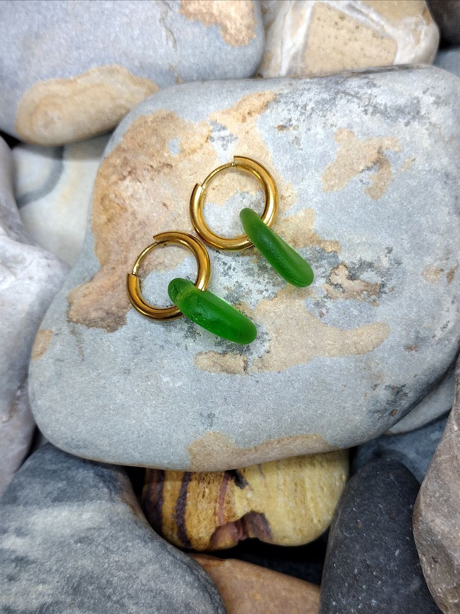Sea Glass Earrings product image (1)
