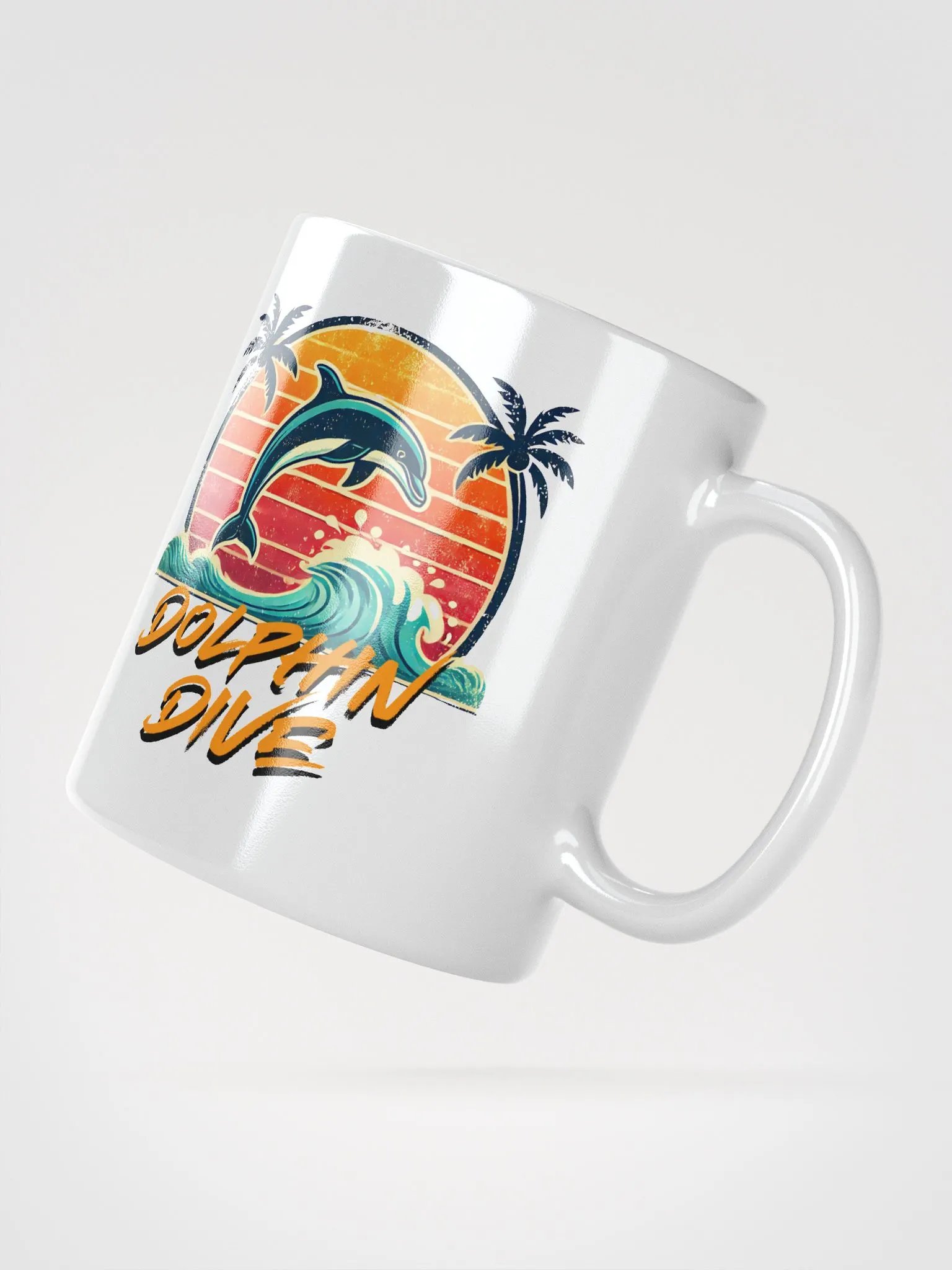 Tropical Dolphin Dive Mug product image (4)