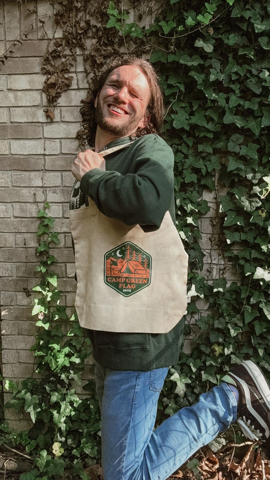 Camp Green Flag Eco-Friendly Tote Bag product image (2)