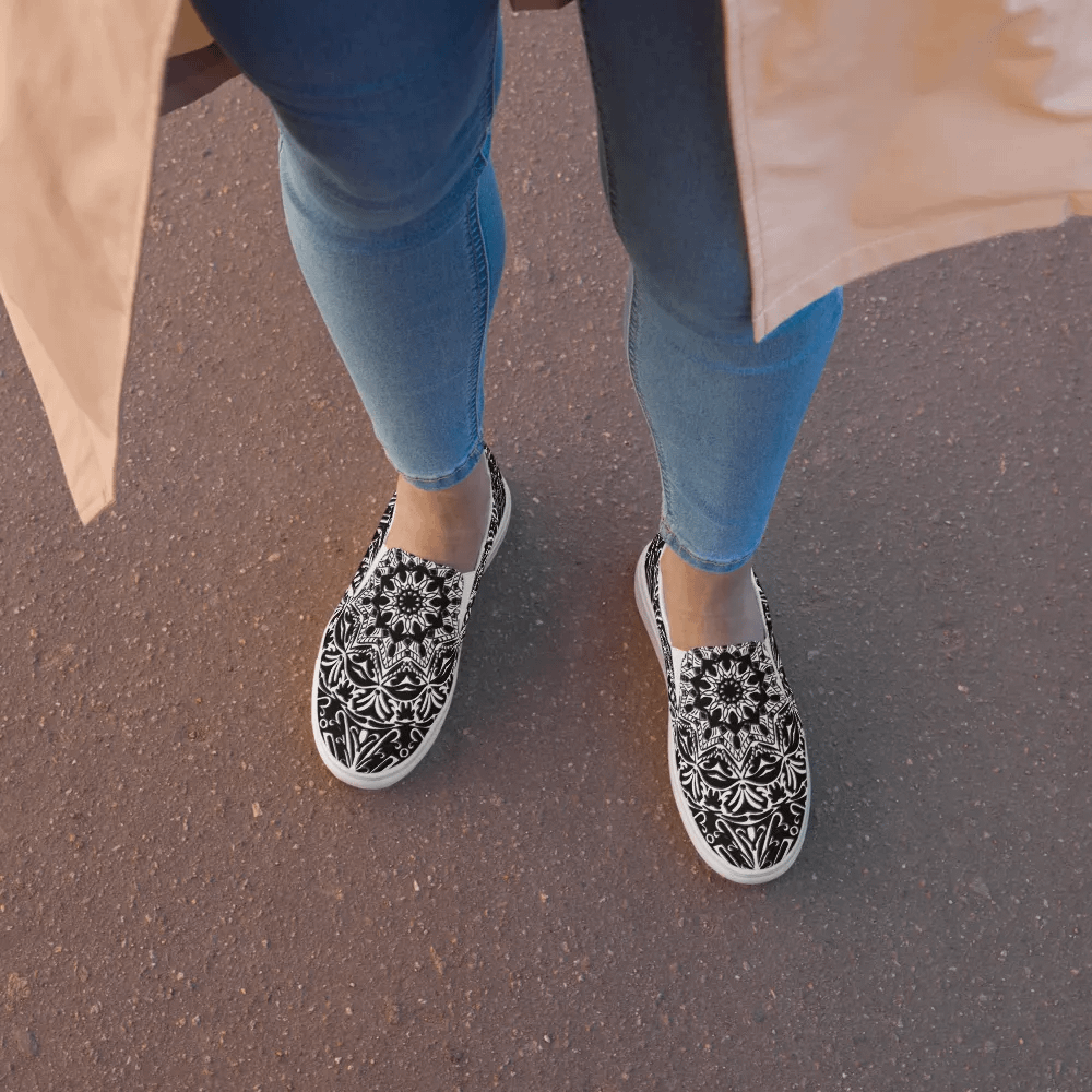 Floral Symmetry Slip-Ons product image (2)