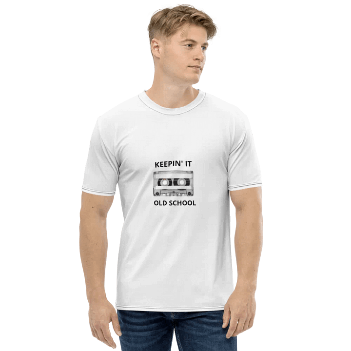 Retro Cassette Tape All-Over Print Tee product image (1)