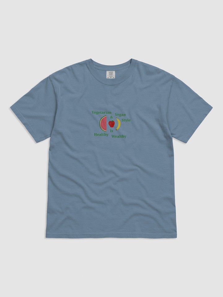Healthy Wealthy Vegetarian Tee product image (1)