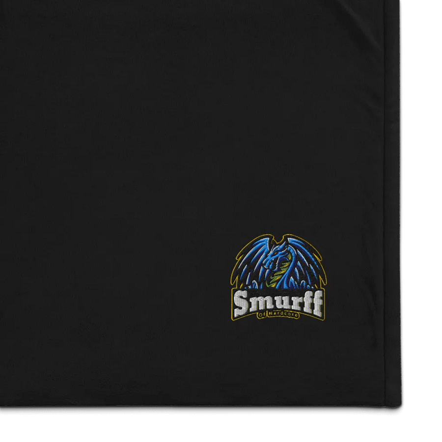 TheSmurffofHardcore Port Authority Embroidered Premium Sherpa Blanket product image (1)