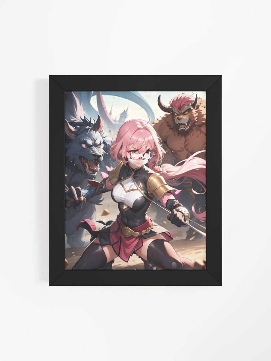 Pink K Warrior Poster w/ Frame product image (4)