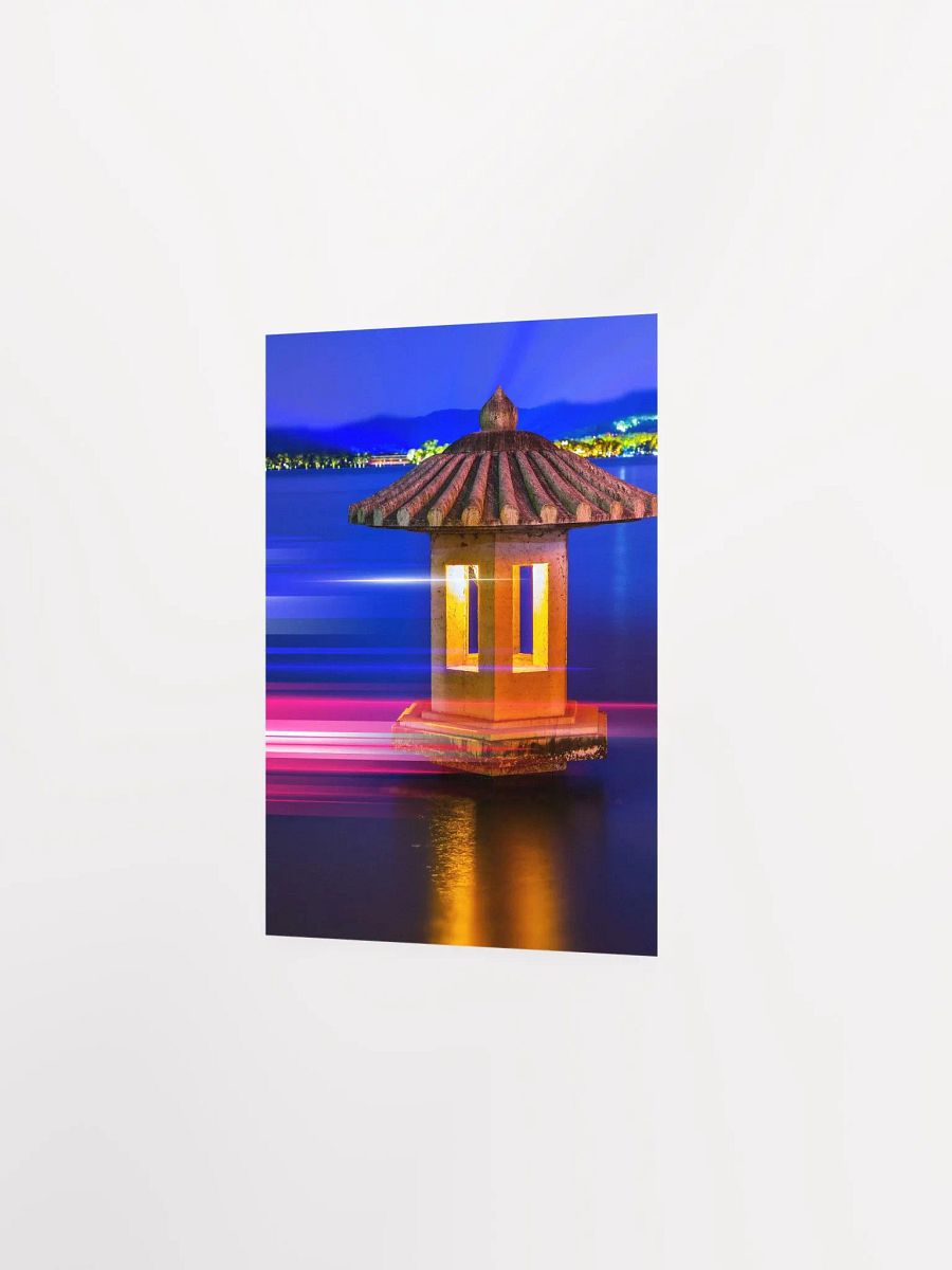 Neon city: China, pagoda (synthwave/vaporwave/retrowave/cyberpunk) — aesthetic poster product image (7)