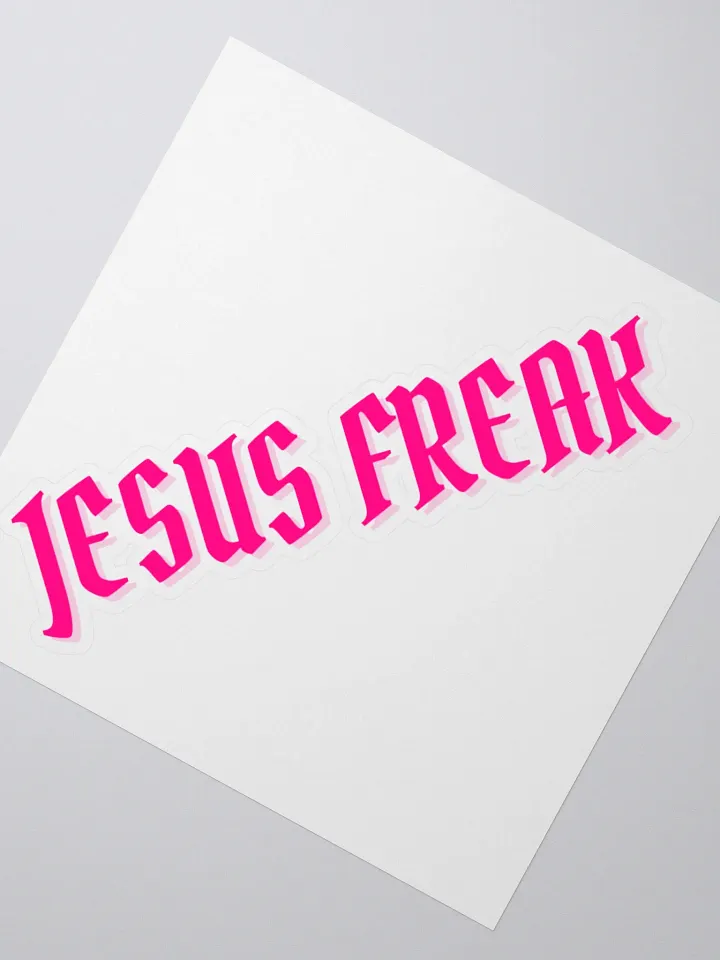 Jesus Freak Sticker product image (3)