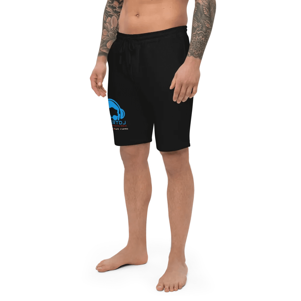 Men's Fleece Shorts - Comfy & Stylish Black product image (5)