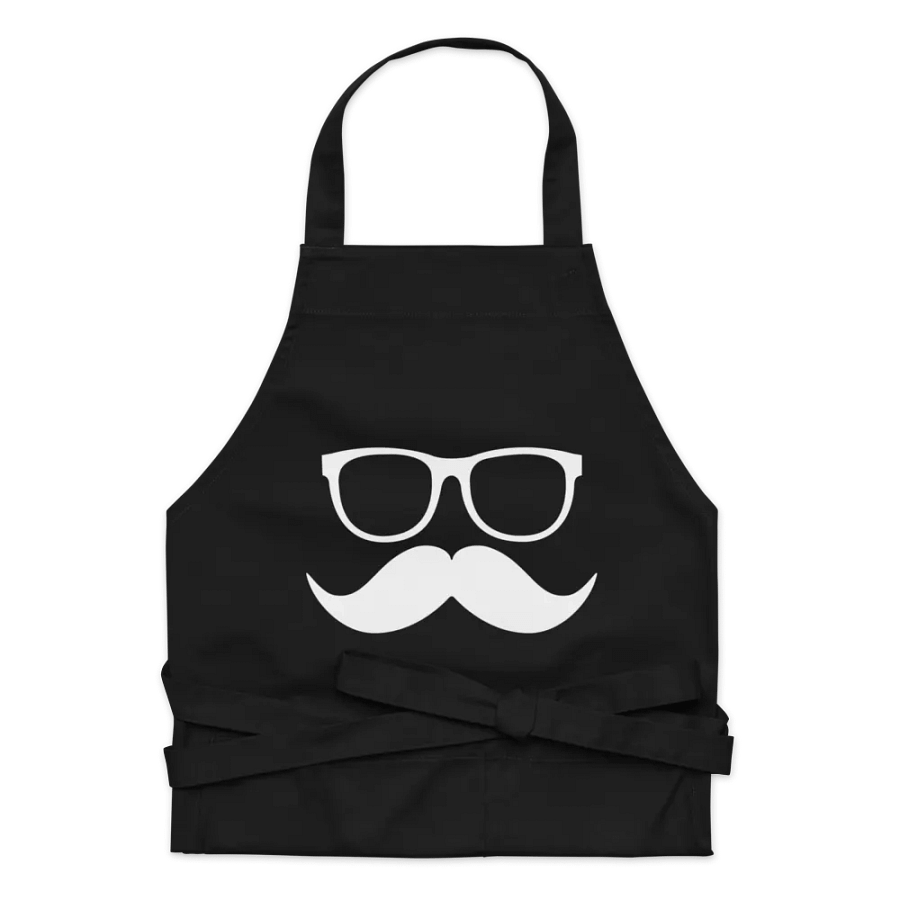 White Moofstache Apron product image (7)