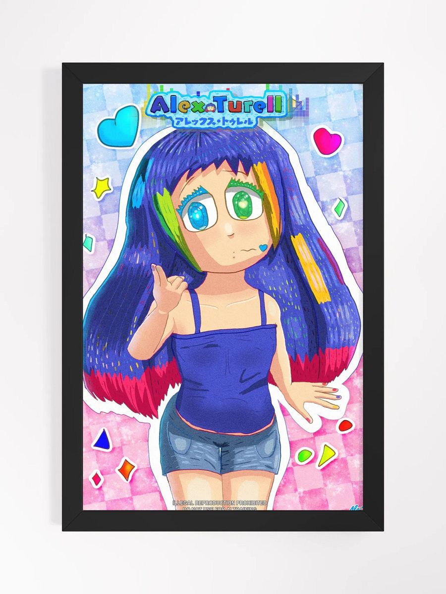 Cute Lil Bro Blows You a Kiss [FRAMED POSTER] product image (22)