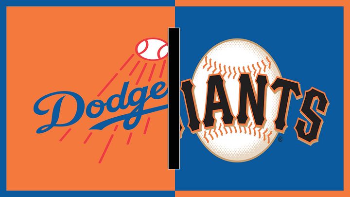 LA Dodgers Vs SF Giants - Rivals - Small & Large Bundle - Wallpaper product image (1)