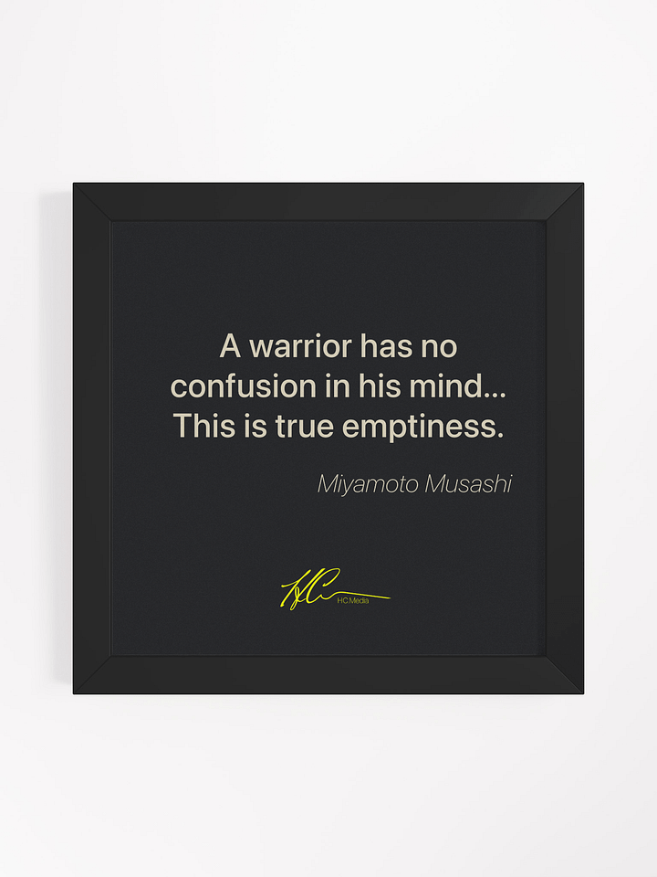 Miyamoto Musashi Q6 - Framed Poster product image (1)