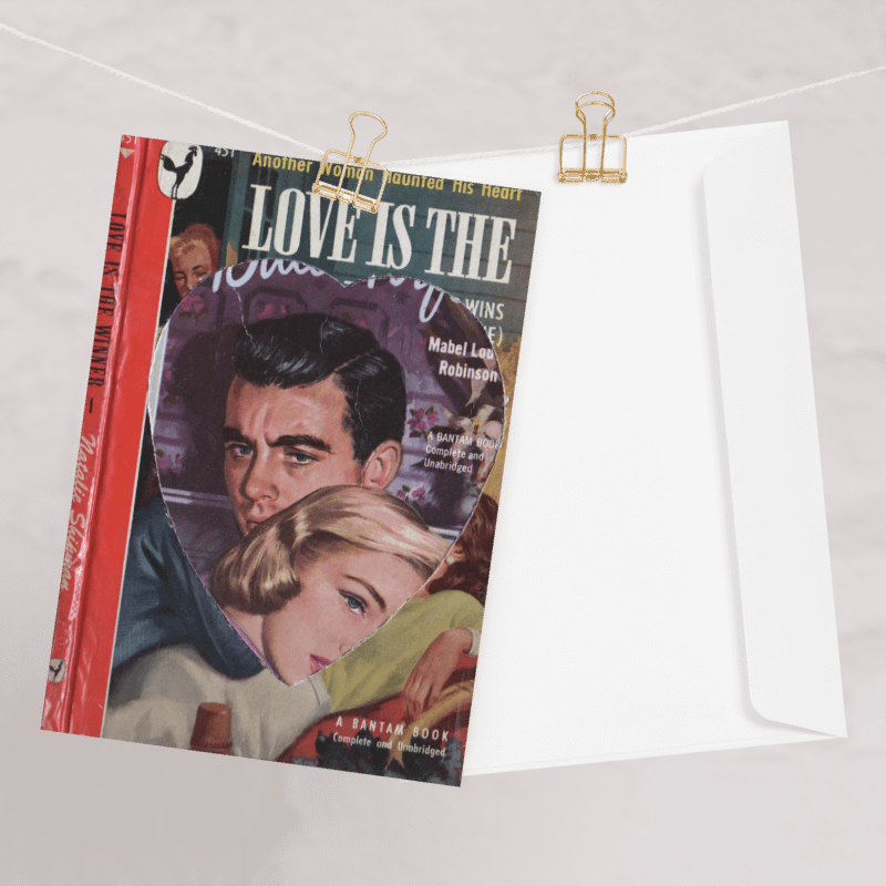 Love is the Winner Valentine Card (white inside) product image (6)
