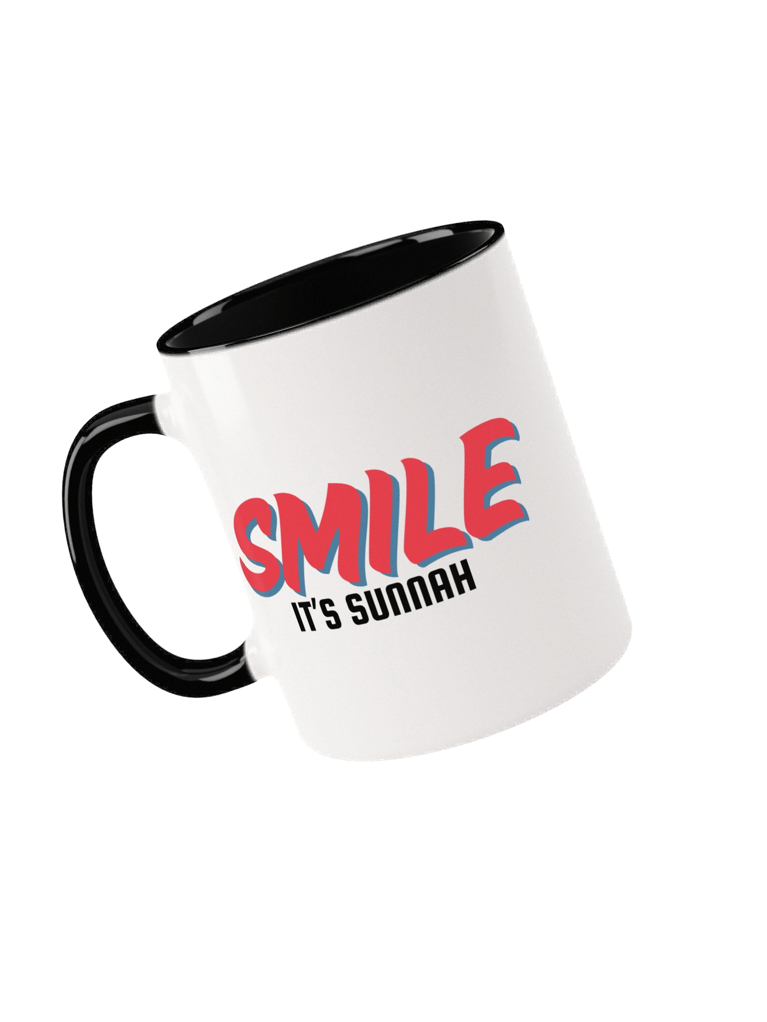 Vivid Red "Smile It's Sunnah" Colored Mug product image (3)