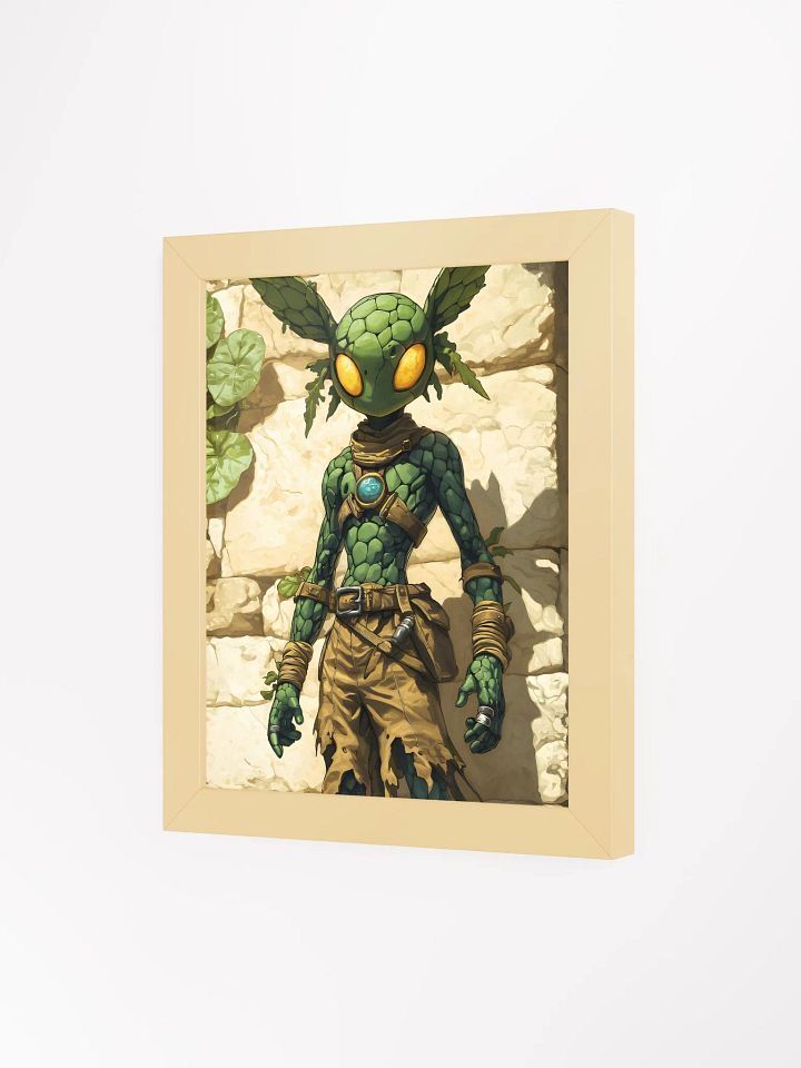 Framed wall art, titled 