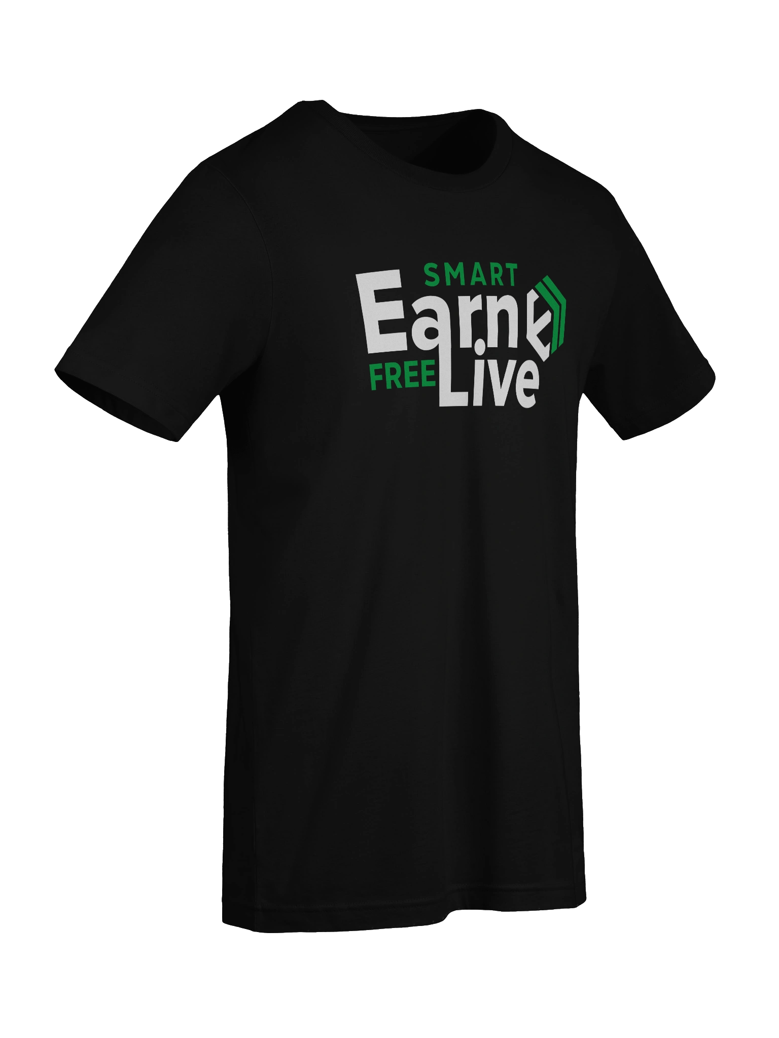 E-Estate “Earn Smart. Live Free.” Statement Tee (Unisex) product image (9)