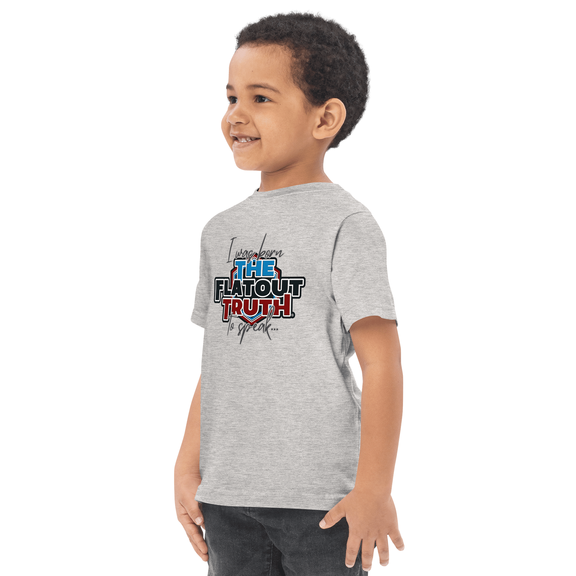 The Flat Out Truth Toddler Jersey Tee product image (7)