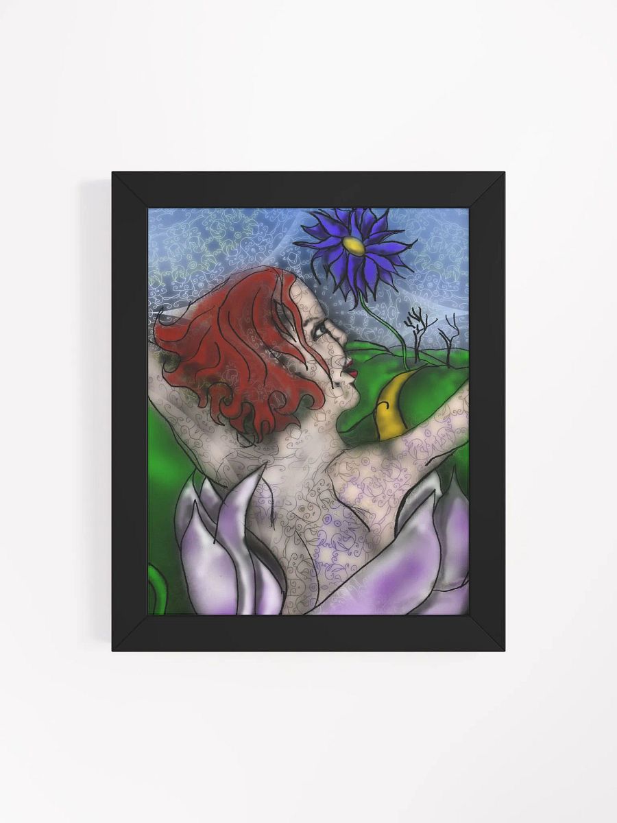 Far Away Flower Framed Poster product image (118)