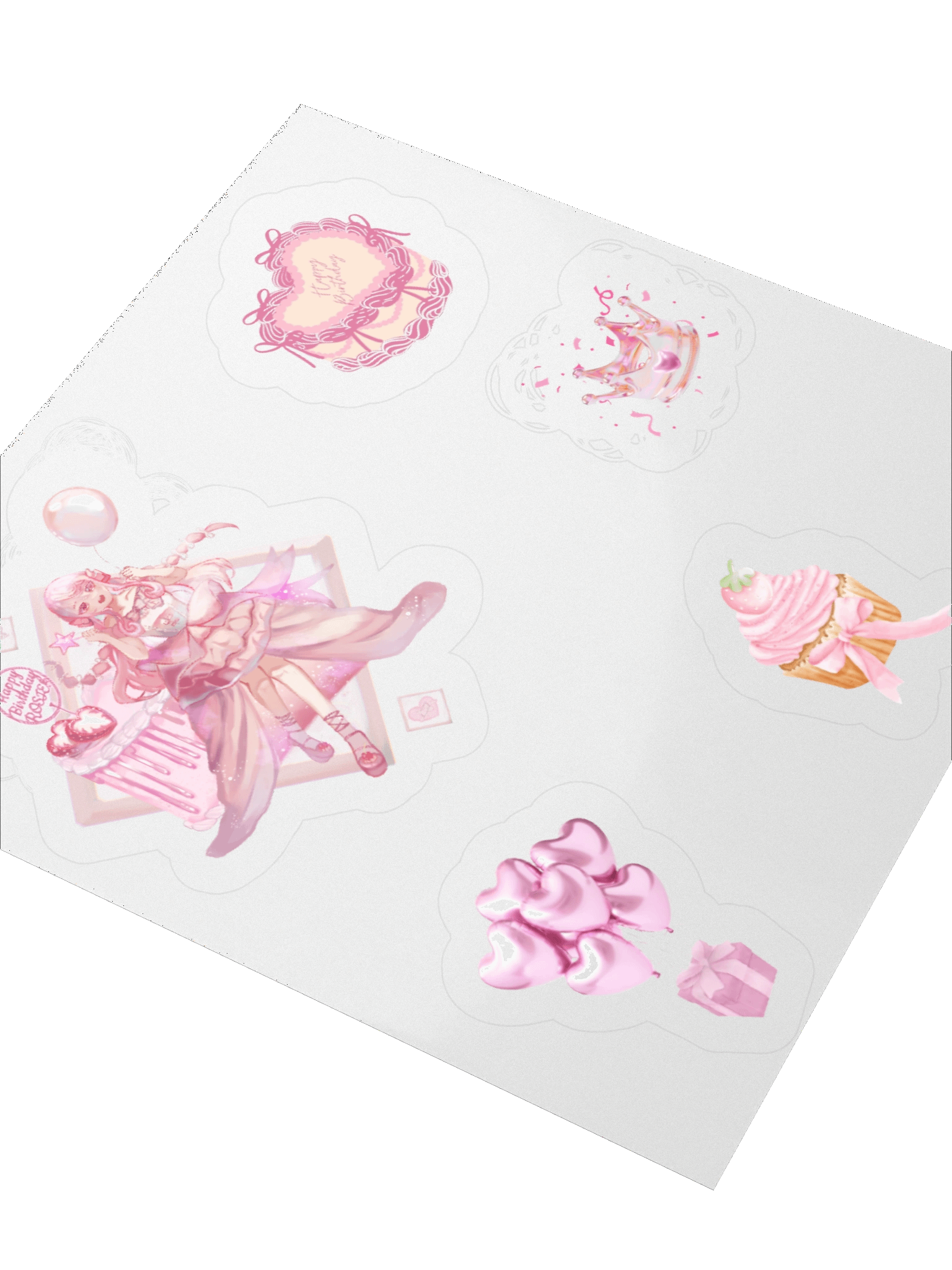 Rosie's Birthday Celebration Sticker Set product image (7)