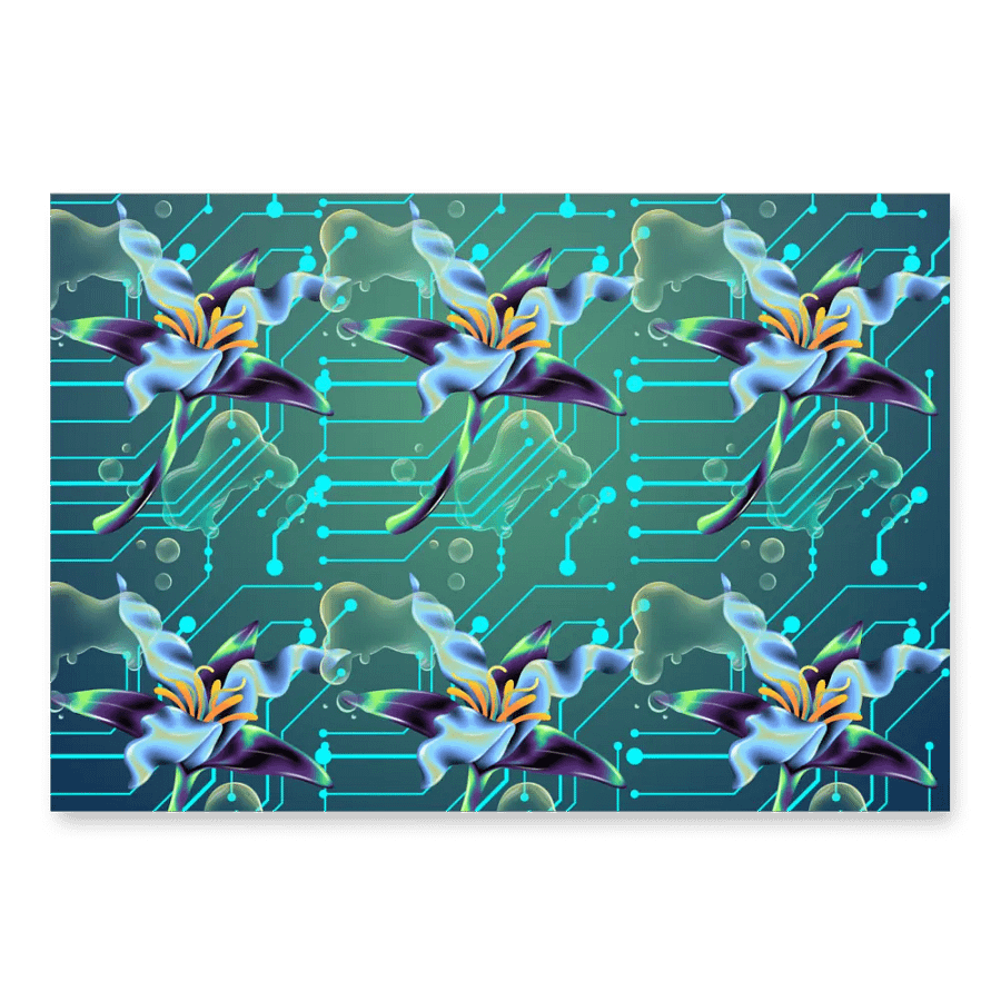 Stylish meta design wrapping paper product image (1)