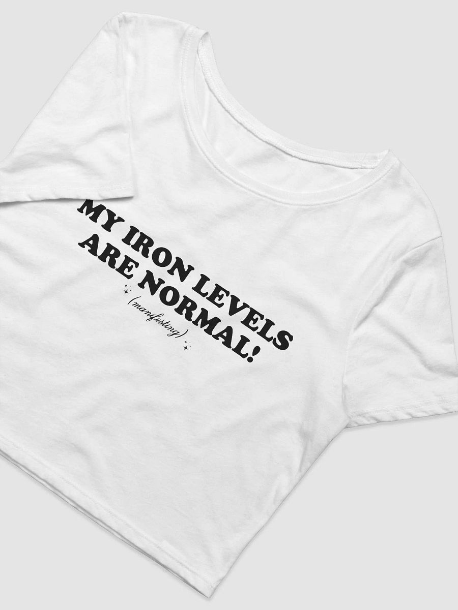 Iron Levels Baby Tee product image (3)