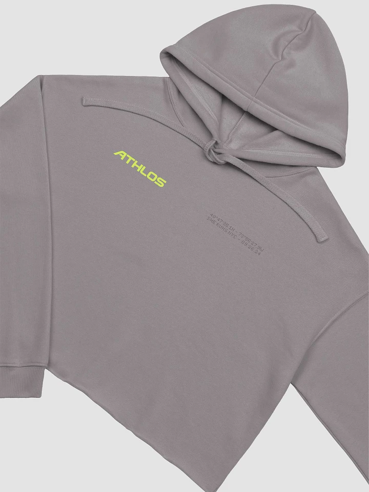 Crop ATHLOS Hoodie - Grey product image (1)