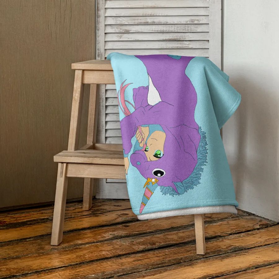 Pocky's Unicorn Onesie Daki Towel product image (4)