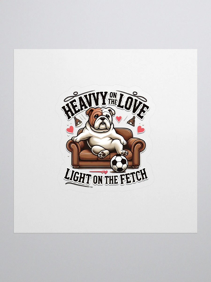 Bulldog Love Sticker product image (1)