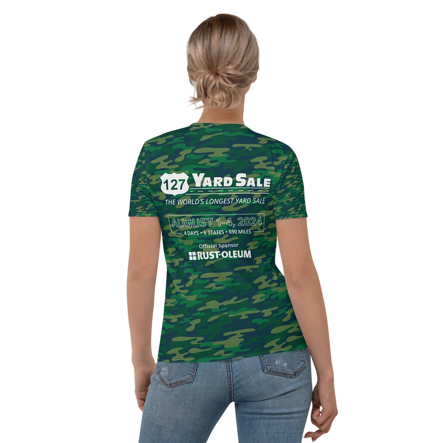 127 Yard Sale (2024) All-Over Camo Print Women's Crew Neck T-Shirt product image (22)