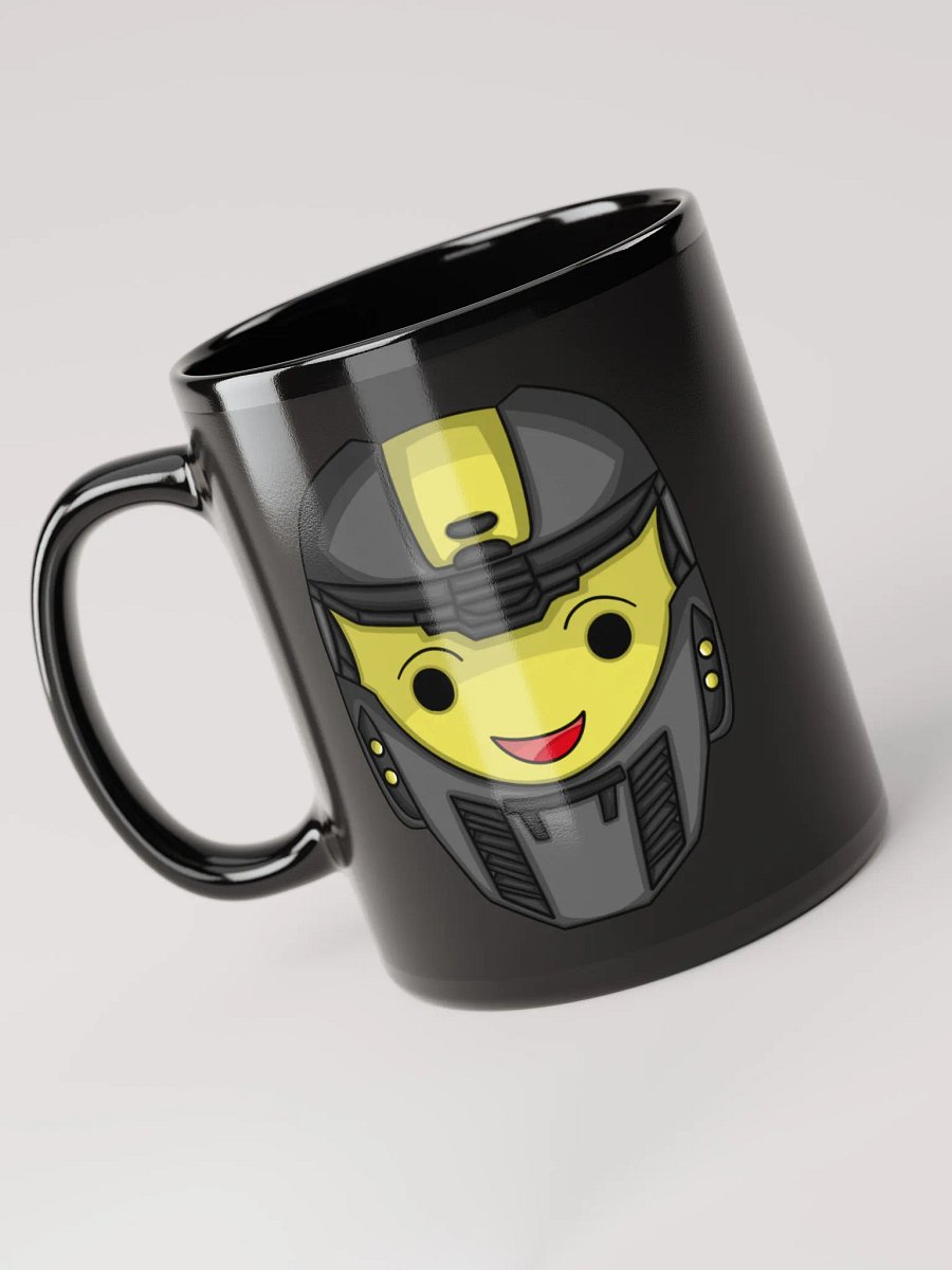 Spartan Arcadia happy arcadia emote glossy black mug product image (5)