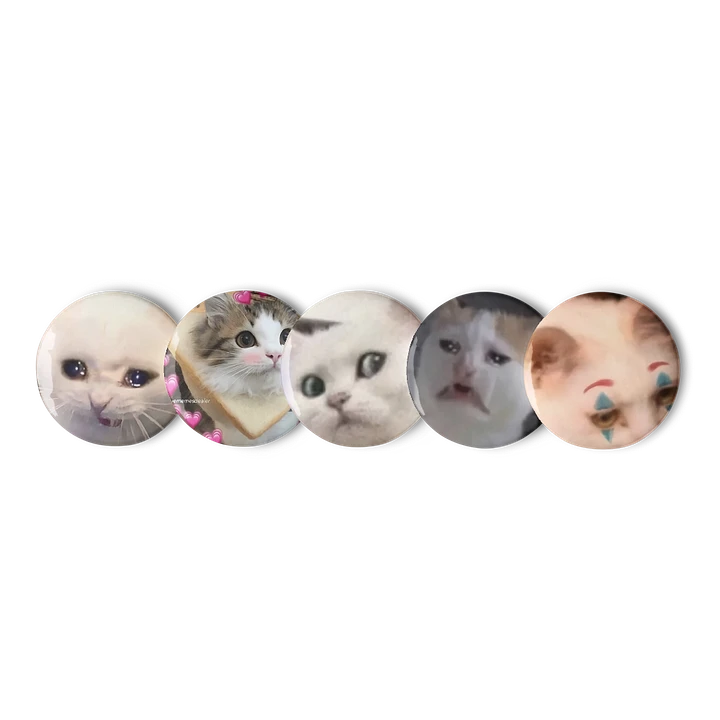 Set of Pin Buttons: Meme Cats 30 product image (3)