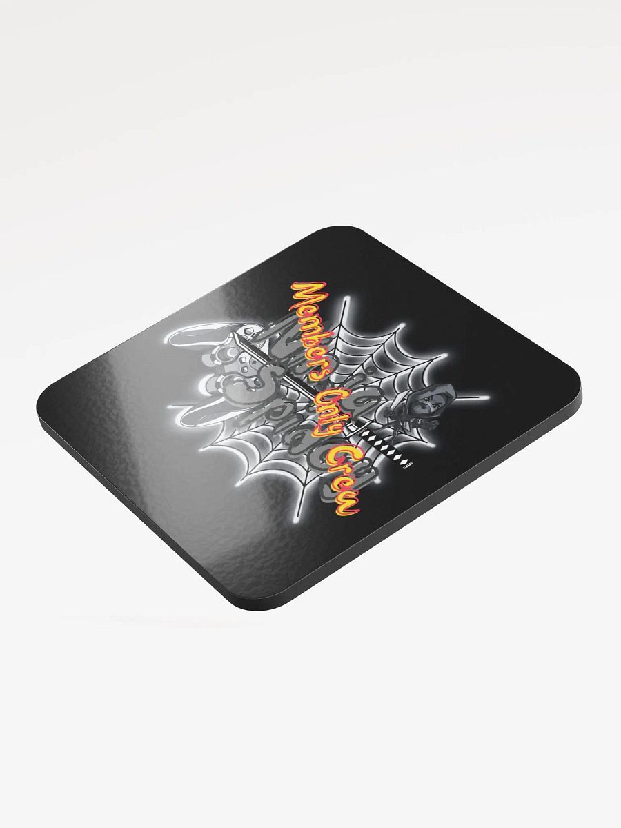 Members Only Glass Coaster (Black) product image (3)