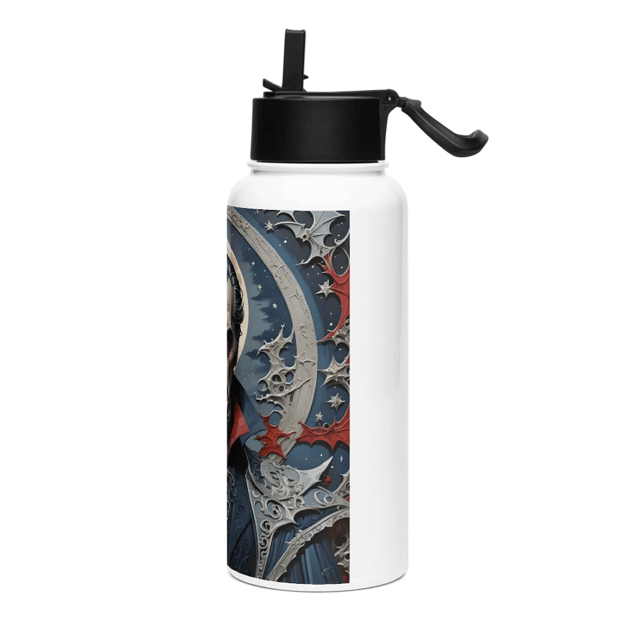 Gothic Moonlit Vampire Stainless Steel Water Bottle product image (3)
