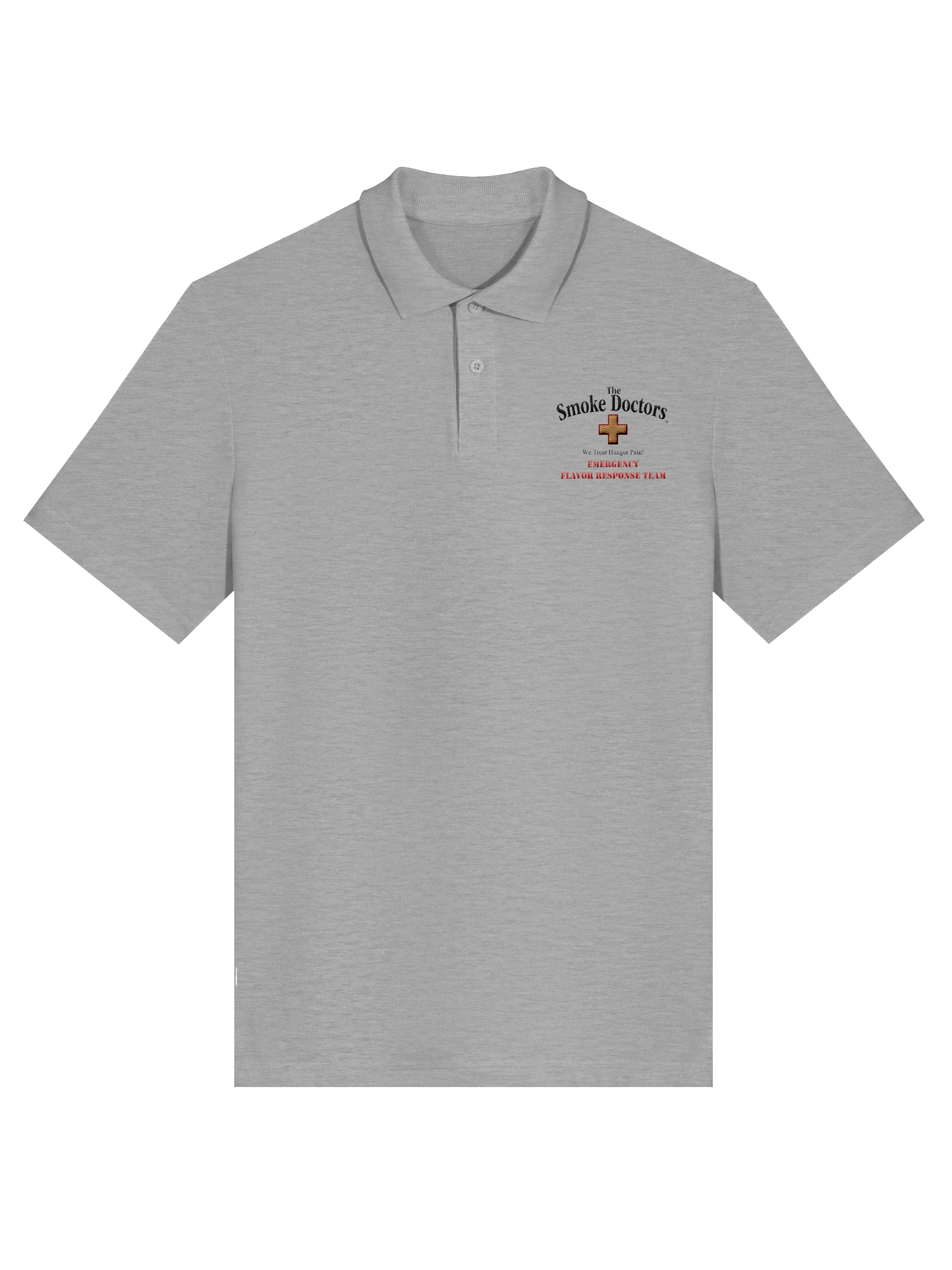 Emergency Flavor Response Team Pique Polo - GRAY product image (3)
