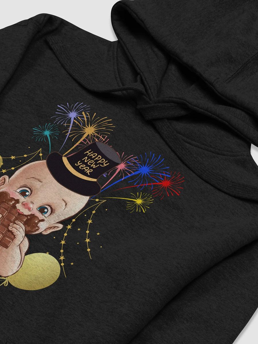 Baby New Year Eating Chocolate Hoodie product image (12)
