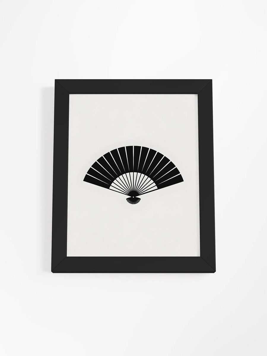Abstract Fan Framed Print | Minimalist Decorative Wall Art product image (1)