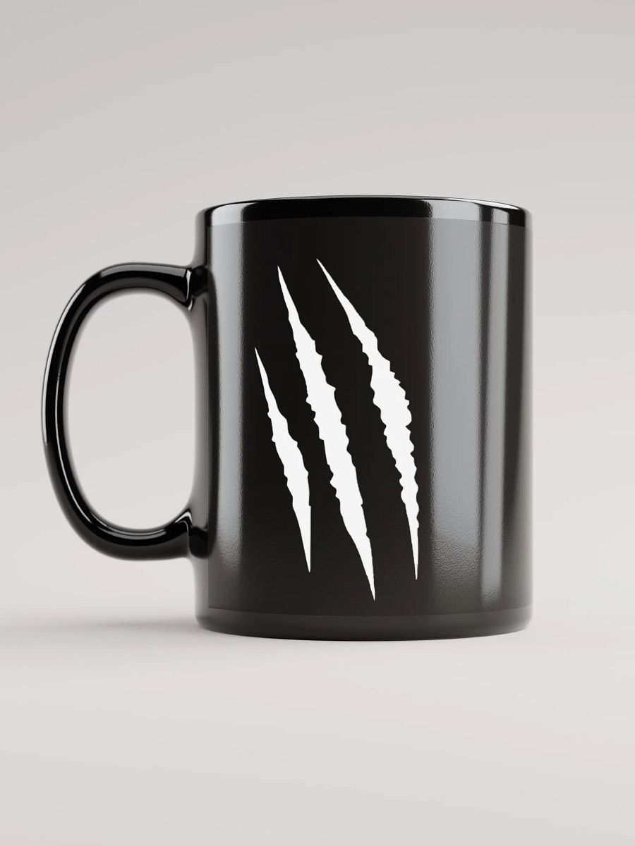"DJ Benji Beatz Claws Logo" Black Glossy Mug product image (4)