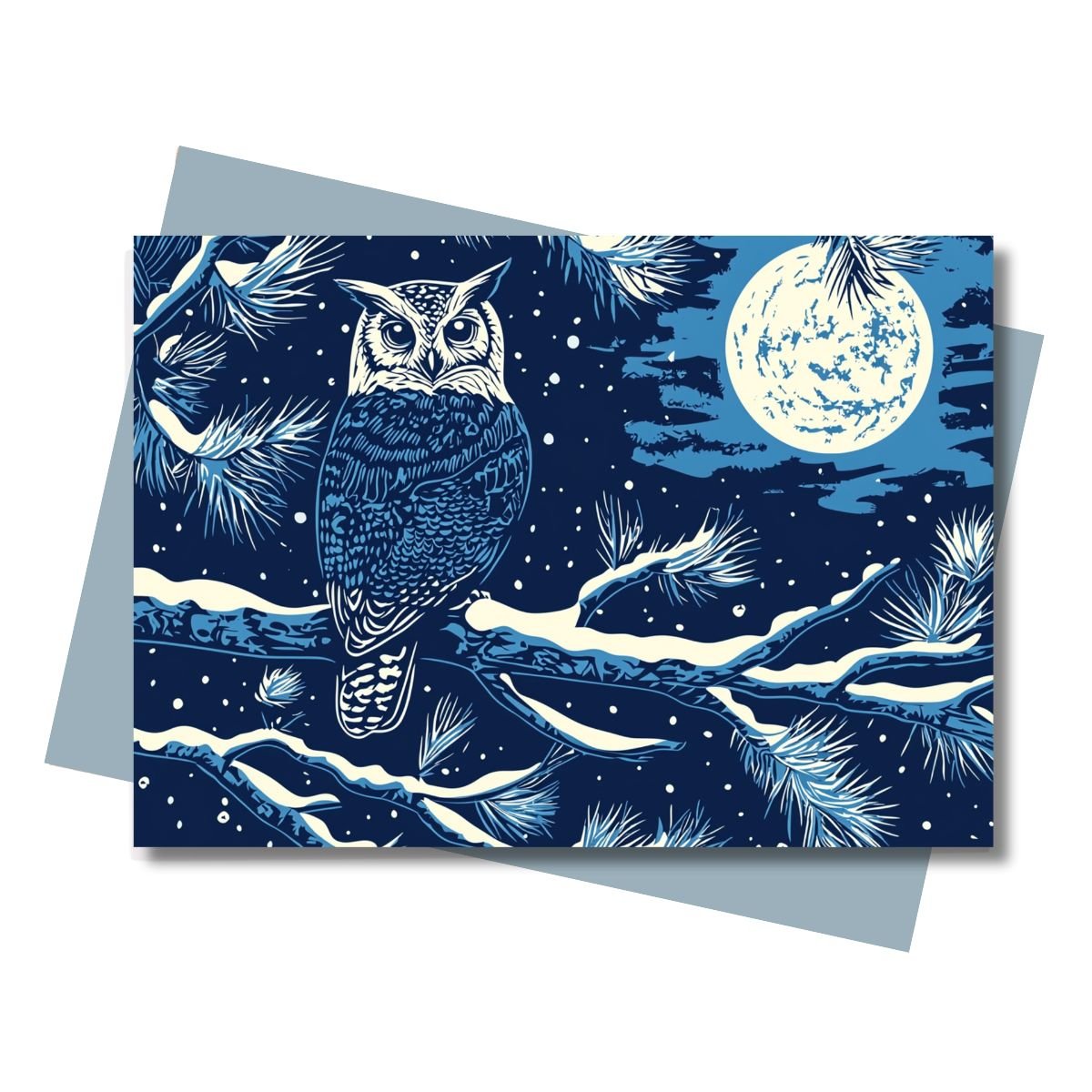 Winter Owl Greeting Card product image (1)