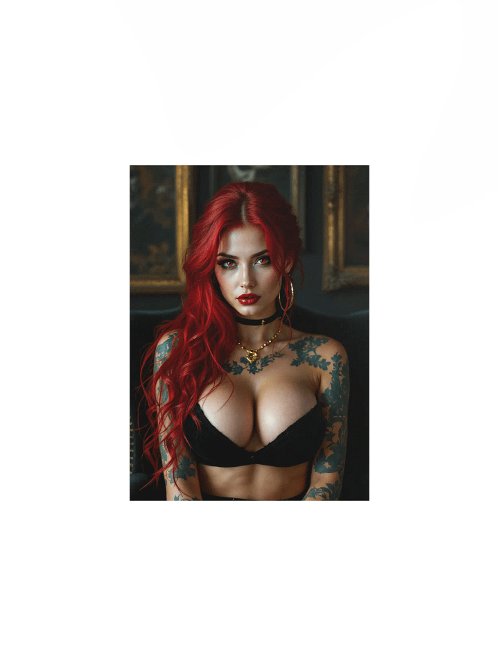 Ink & Fangs: The Scarlet Siren Mini Poster product image (1)