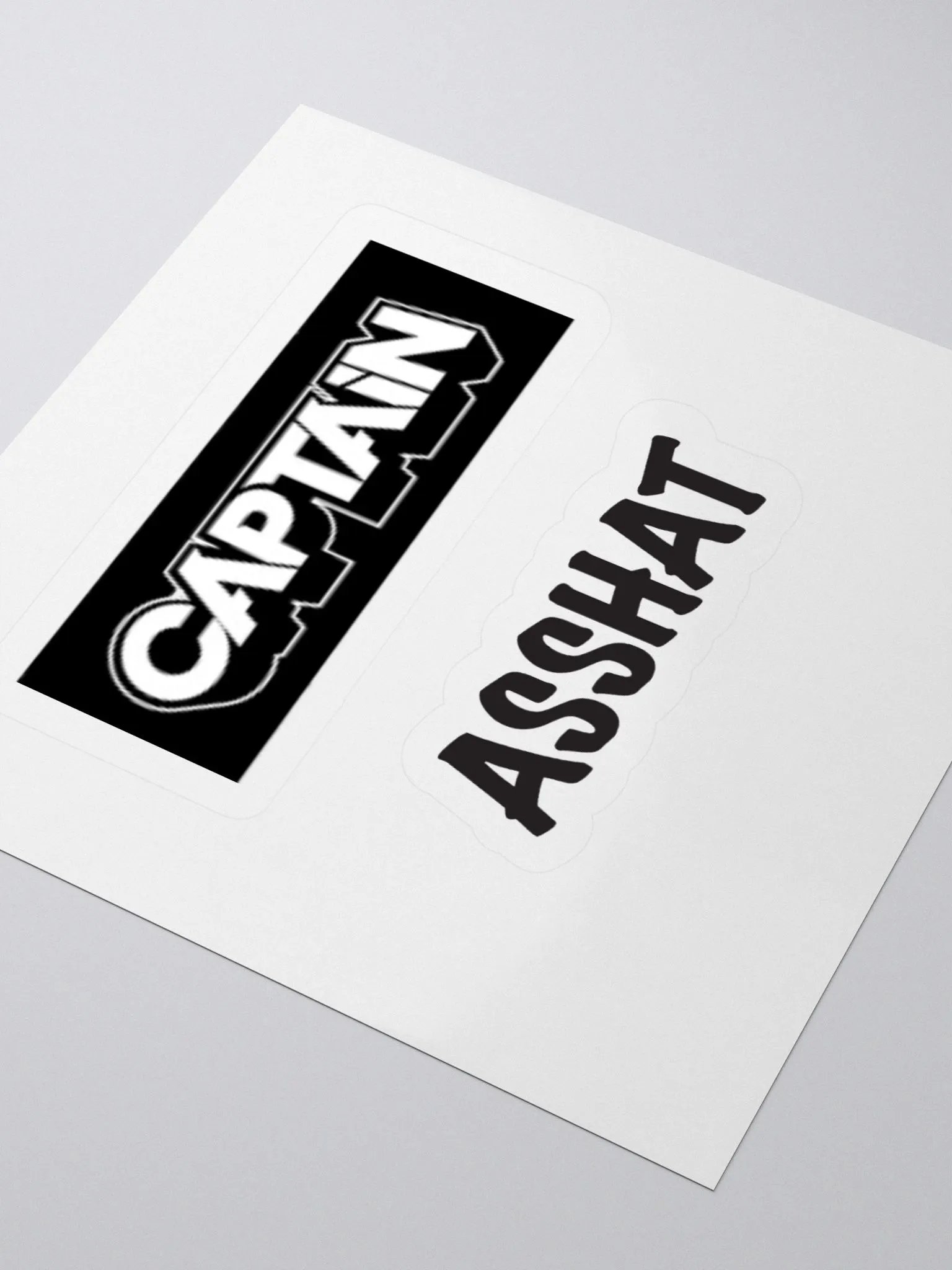 Captain Asshat Stickers product image (9)