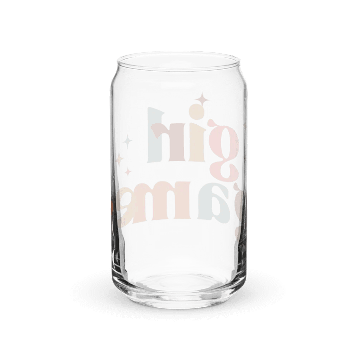Fall Girl Gamer Can-Shaped Glass product image (6)