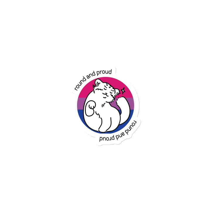 Round and Proud Manul Bisexual Version - Magnet product image (1)